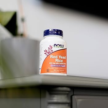 Red Yeast Rice 600 mg 60 caps NOW Foods - Image 4