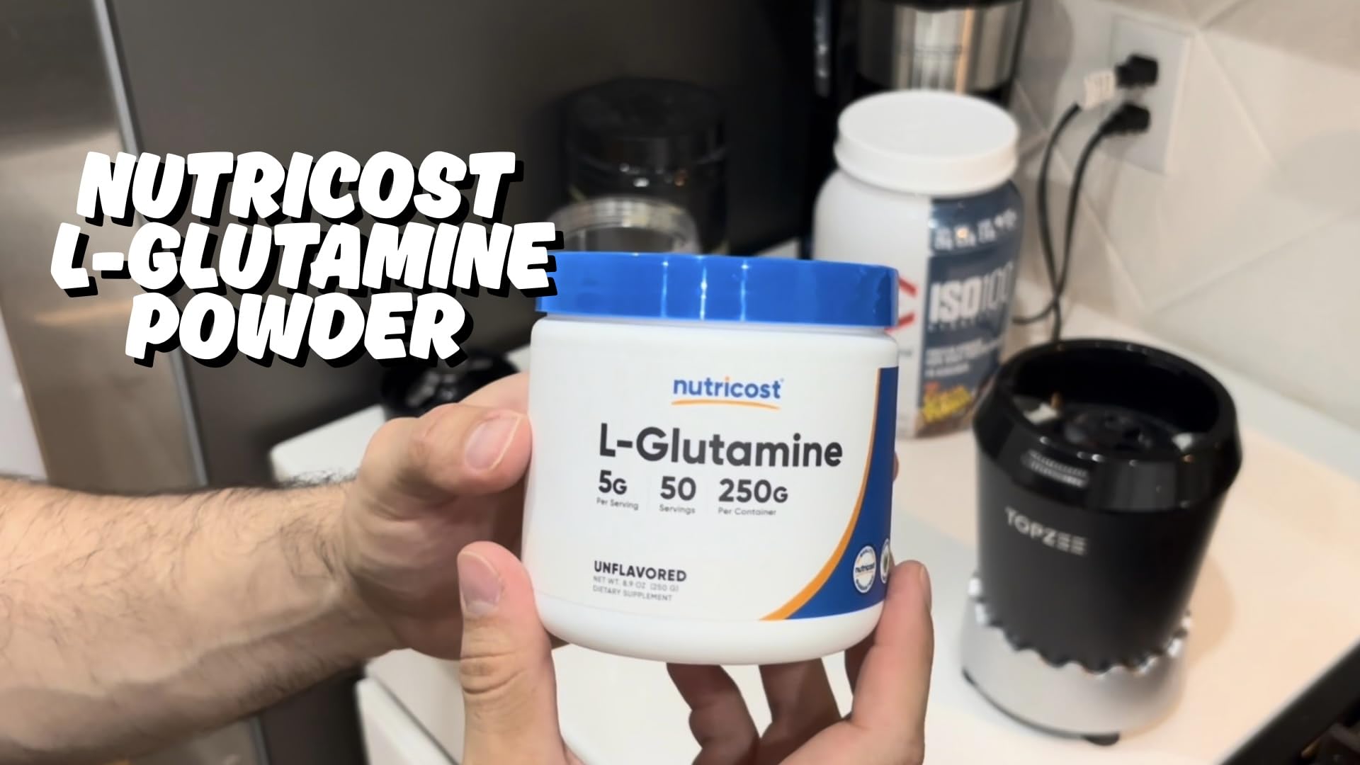 L-Glutamine Powder 300 g Nutricost - Image 3