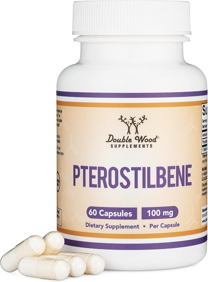 Pterostilbene 60 caps Double Wood
