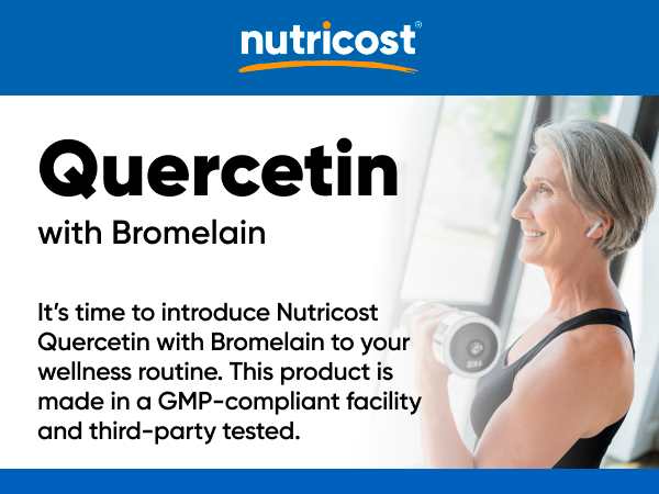 Quercetin With Bromelain 880 mg 60 caps Nutricost - Image 5