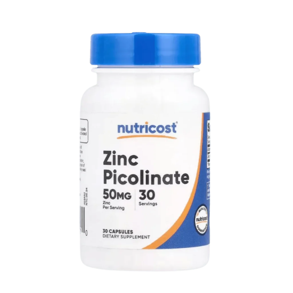 Zinc Picolinate 50 mg 30 caps Nutricost