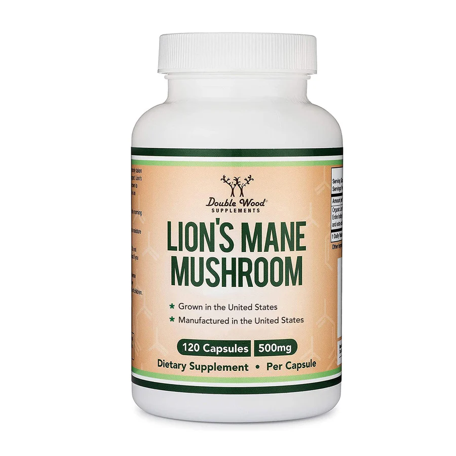 Lion’s Mane Mushroom 120 caps Double Wood