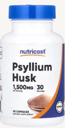 Psyllium Husk 1500 mg 90 caps Nutricost