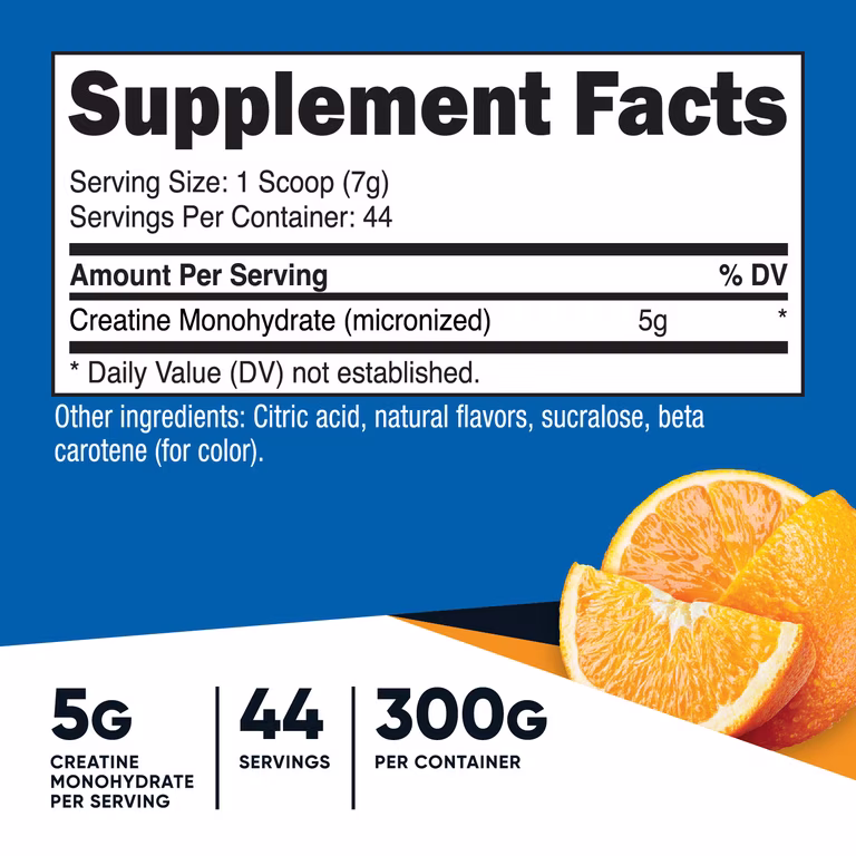 Creatine Monohydrate Powder 300 g Nutricost - Image 3