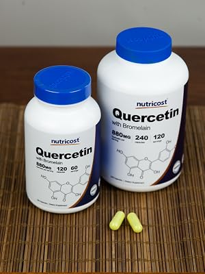Quercetin With Bromelain 880 mg 60 caps Nutricost - Image 4