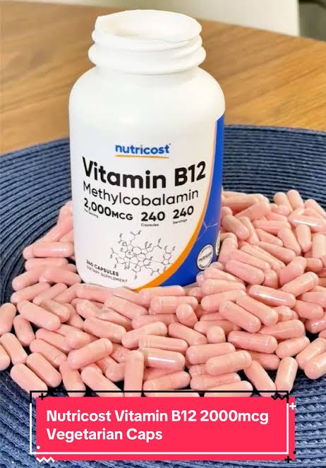 Vitamin B-12 Methylcobalamin 2000 mcg 120 caps Nutricost - Image 4