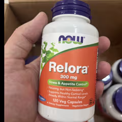 Relora 300 mg 120 caps NOW Foods - Image 4