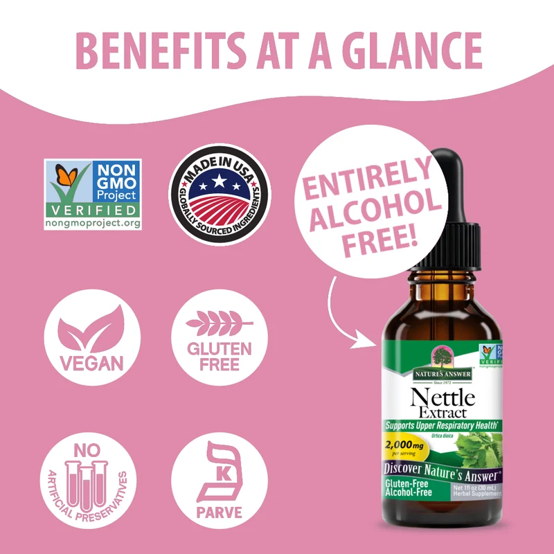 Nettle Extract 30 ml Nature's Answer - Image 5