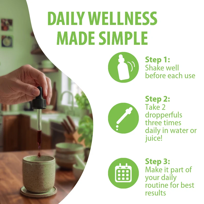 Slippery Elm Extract 60 ml Nature's Answer - Image 3