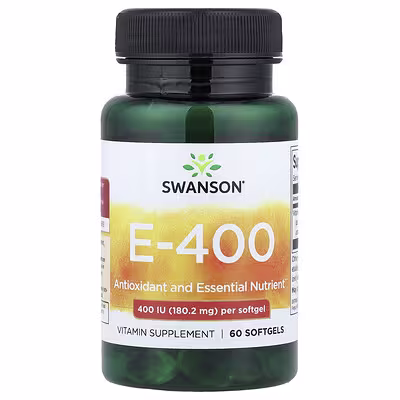 Vitamin E 400IU 60softgels Swanson