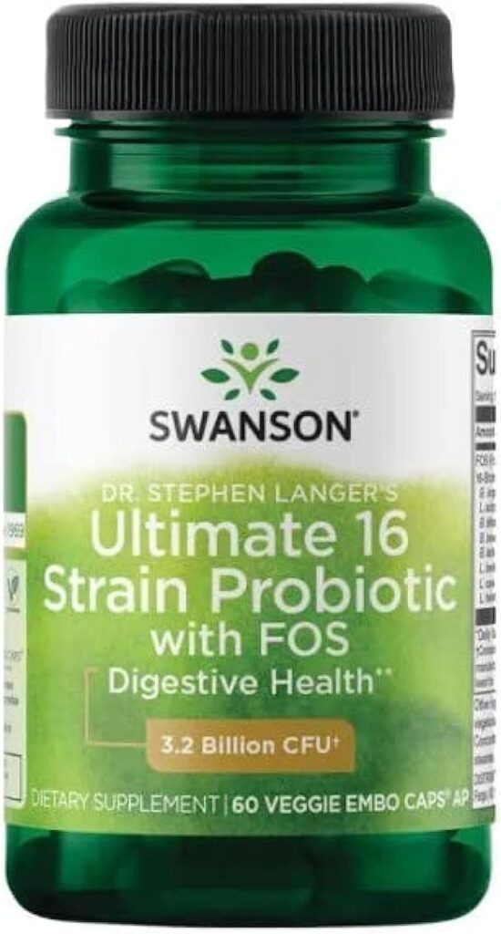 Dr. Stephen Langer's Ultimate 16 Strain Probiotic with FOS 60caps Swanson