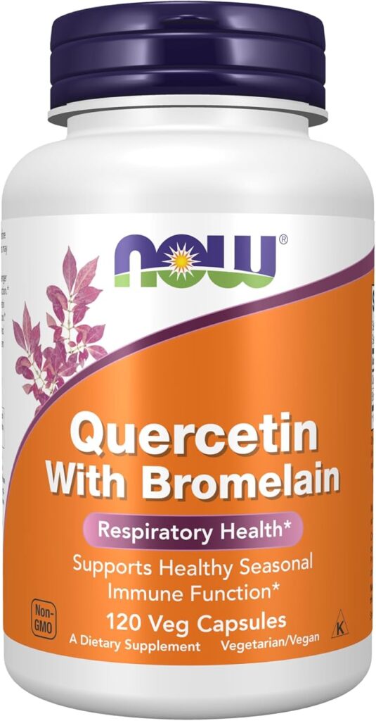 Quercetin with Bromelain 120 kapsula NOW Foods