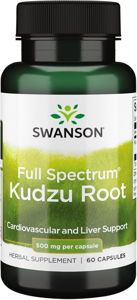 Full Spectrum Kudzu Root 500mg 60caps Swanson