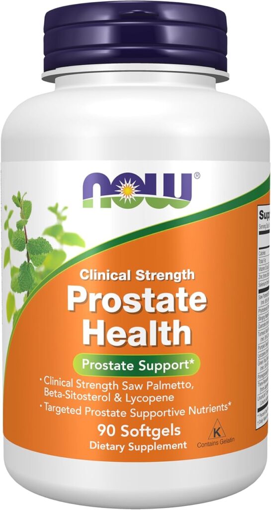 Prostate Health Clinical Strength 90 softgel kapsula NOW Foods