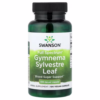 Gymnema Sylvestre Leaf 400mg 100caps Swanson