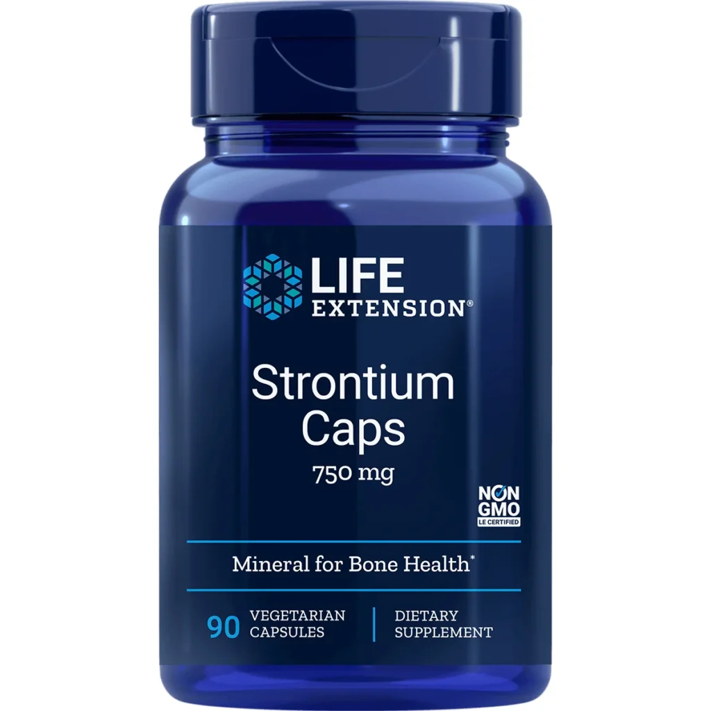 Strontium 750mg 90caps Life Extension