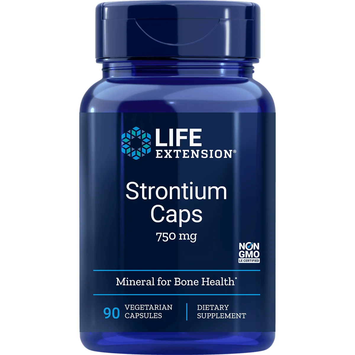 Strontium 750mg 90caps Life Extension